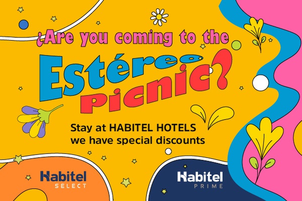 Stereo picnic 2023 Habitel Prime Hotel Bogotá