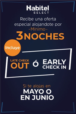 Offer minimum 3 nights Habitel Select Hotel Bogotá